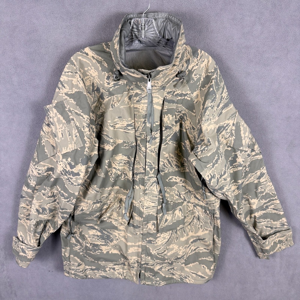 US Military Parka Jacket APEC Small Short Air Force Tiger Stripe‎ Coat Commando